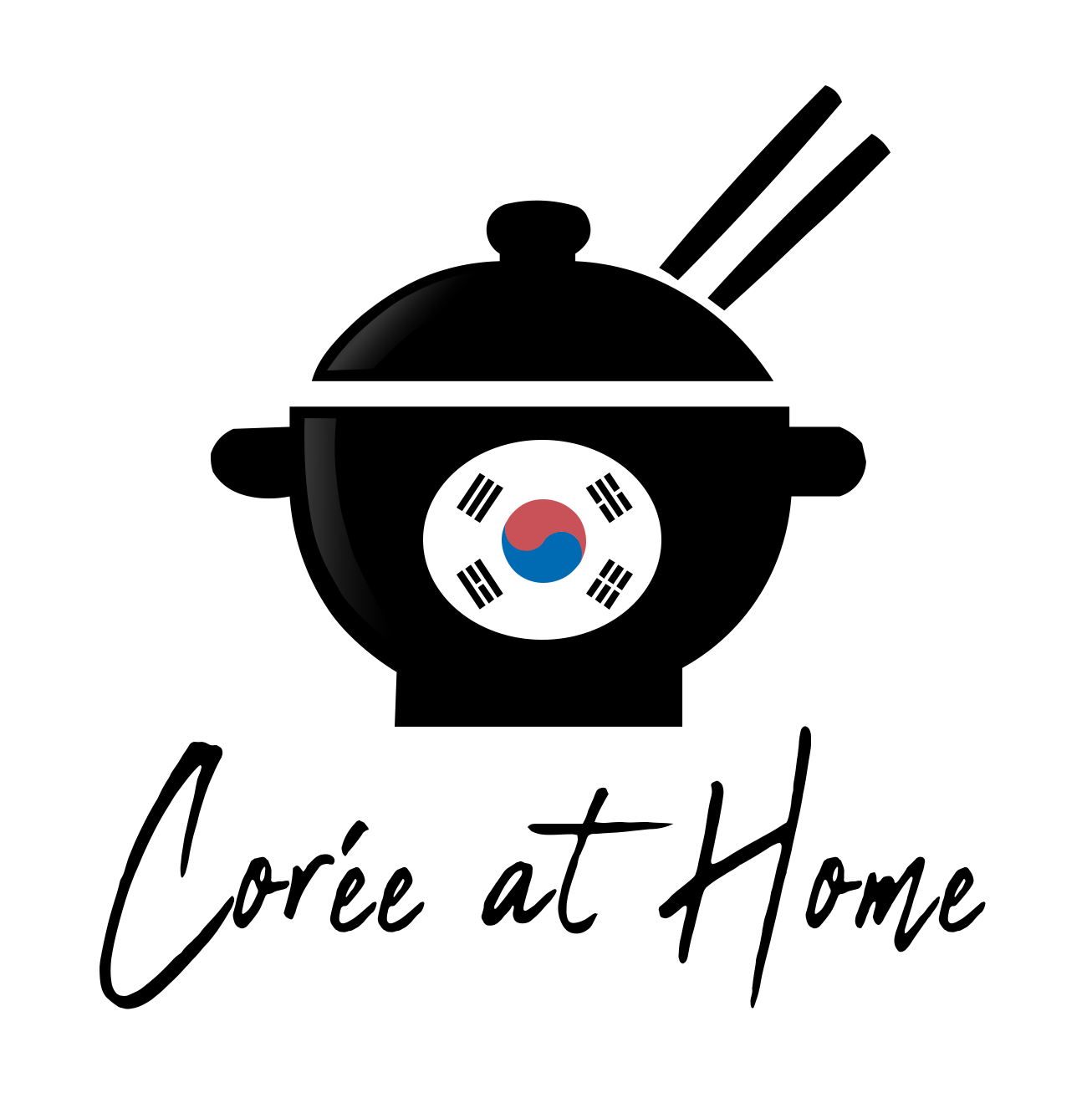 Logo Corée at Home - blog de recettes coréennes